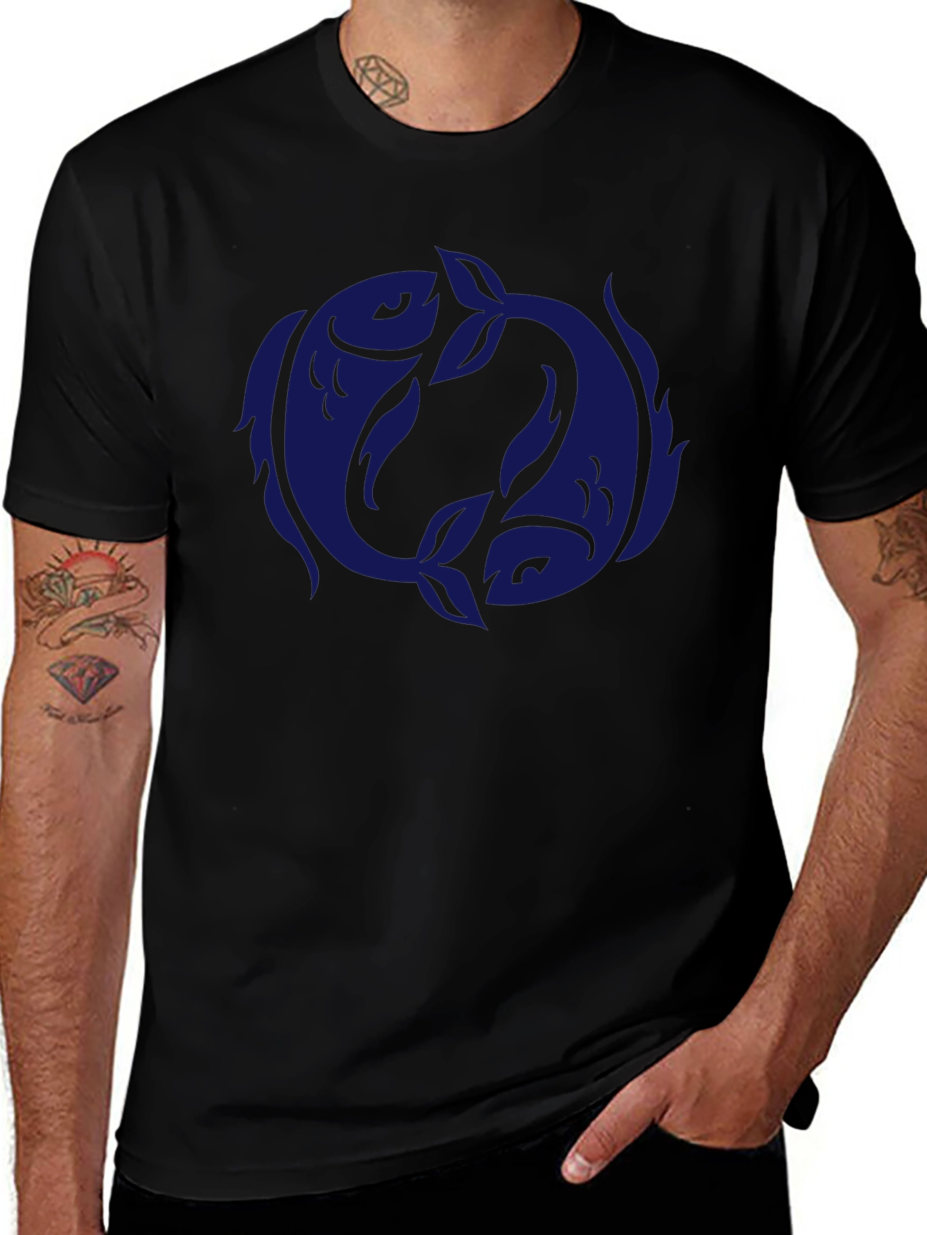 Pisces Zodiac Graphic Tee - Stylish Comfort