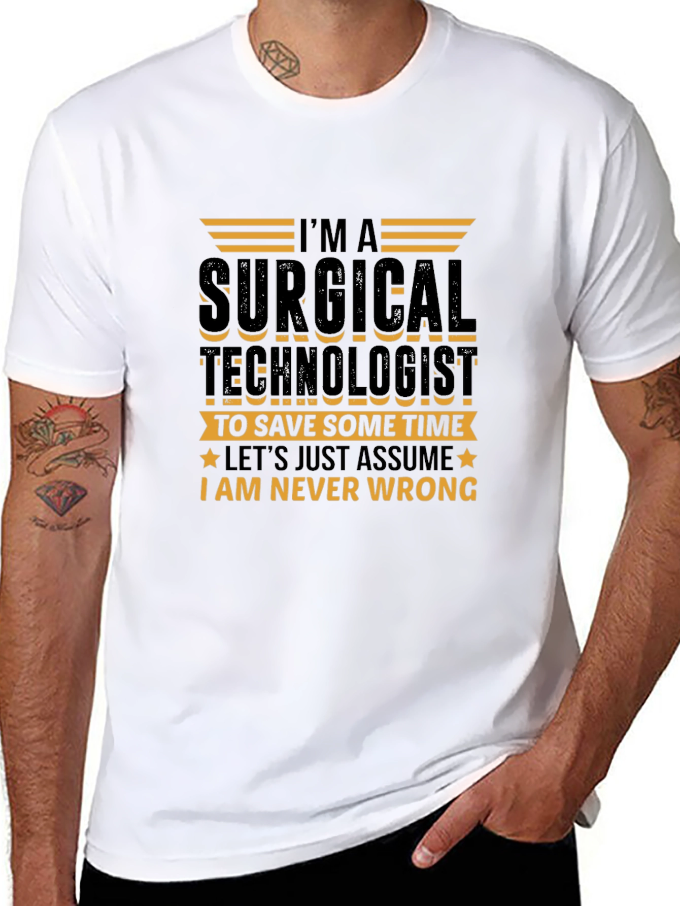 Surgical Technologist Black T-Shirt