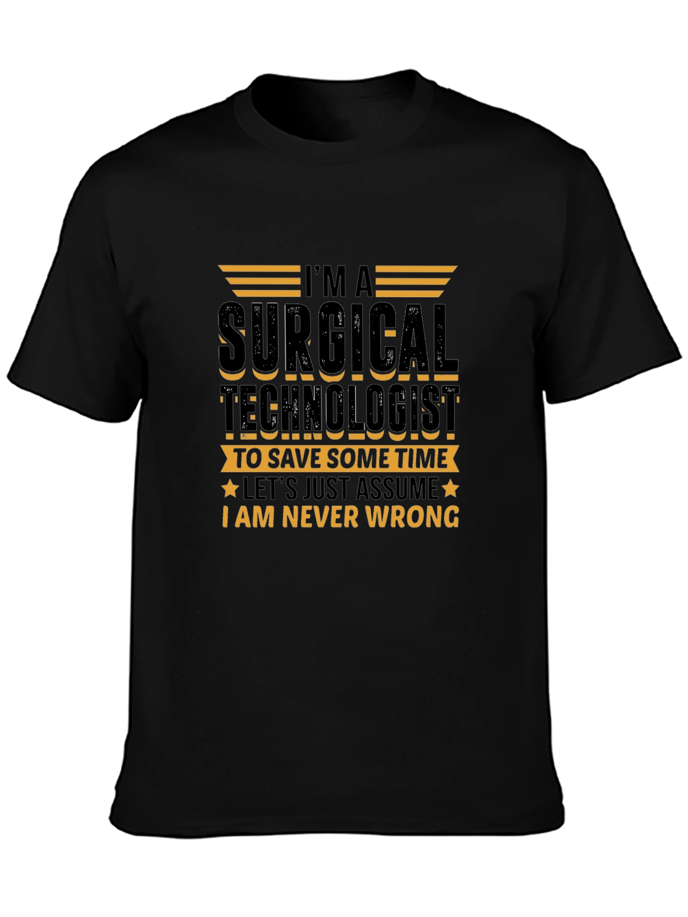 Surgical Technologist Black T-Shirt
