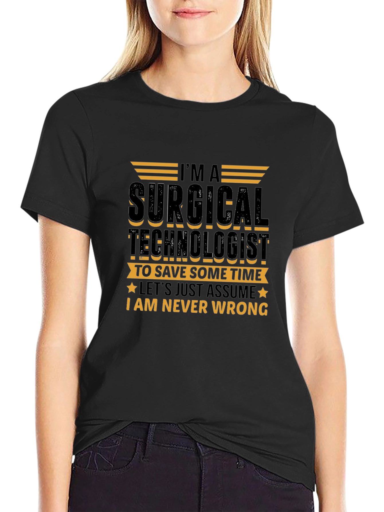 Surgical Technologist Black T-Shirt
