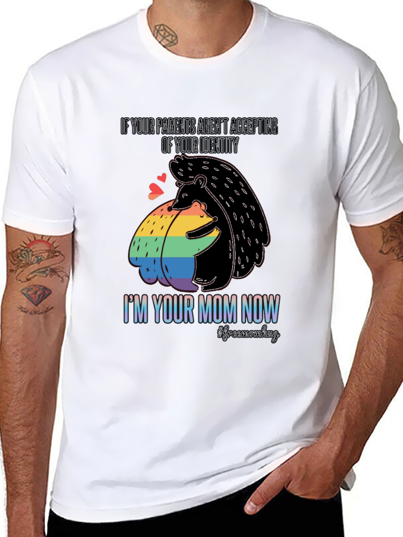 LGBTQ+ Supportive Hedgehog T-Shirt