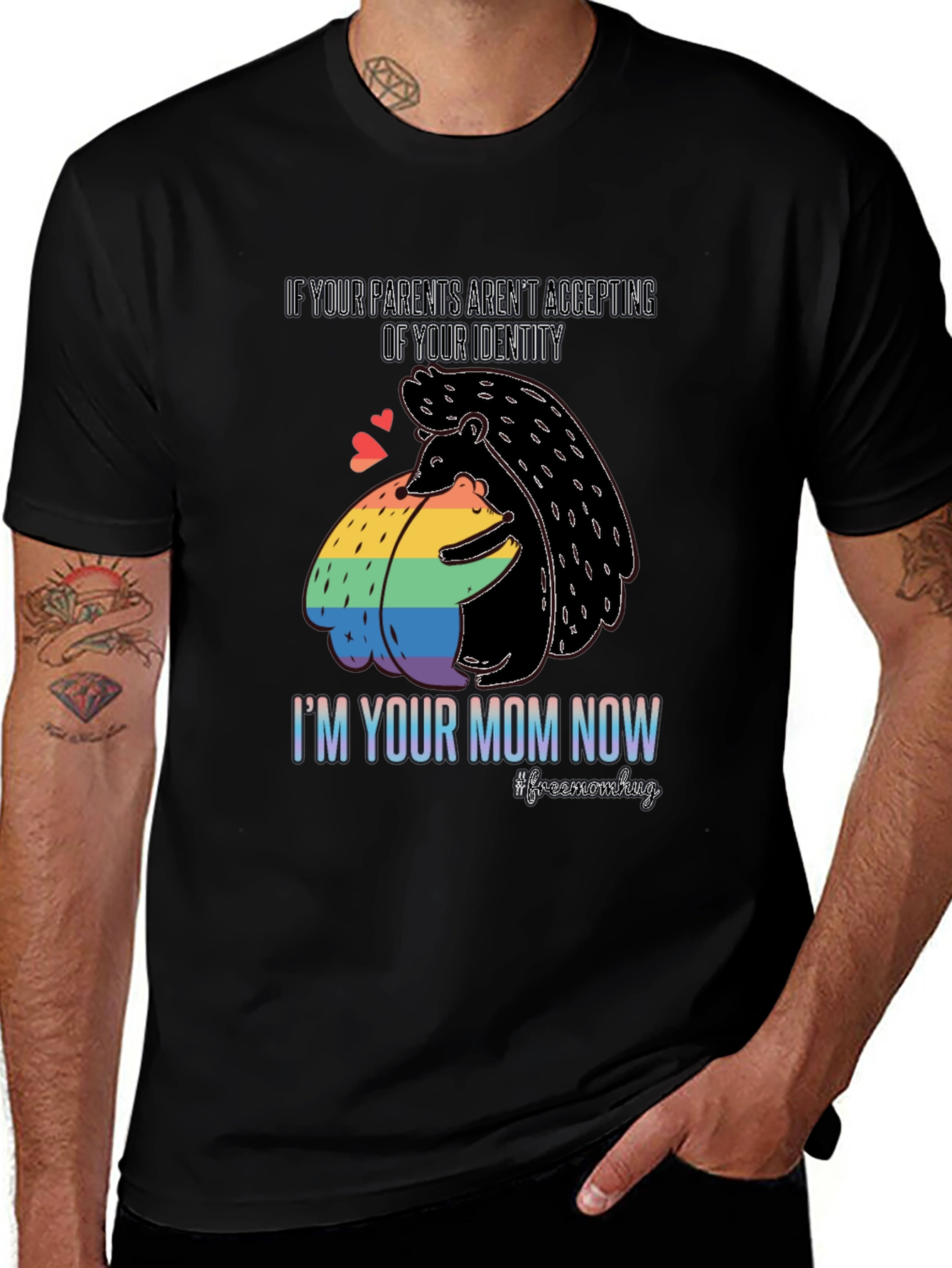 LGBTQ+ Supportive Hedgehog T-Shirt