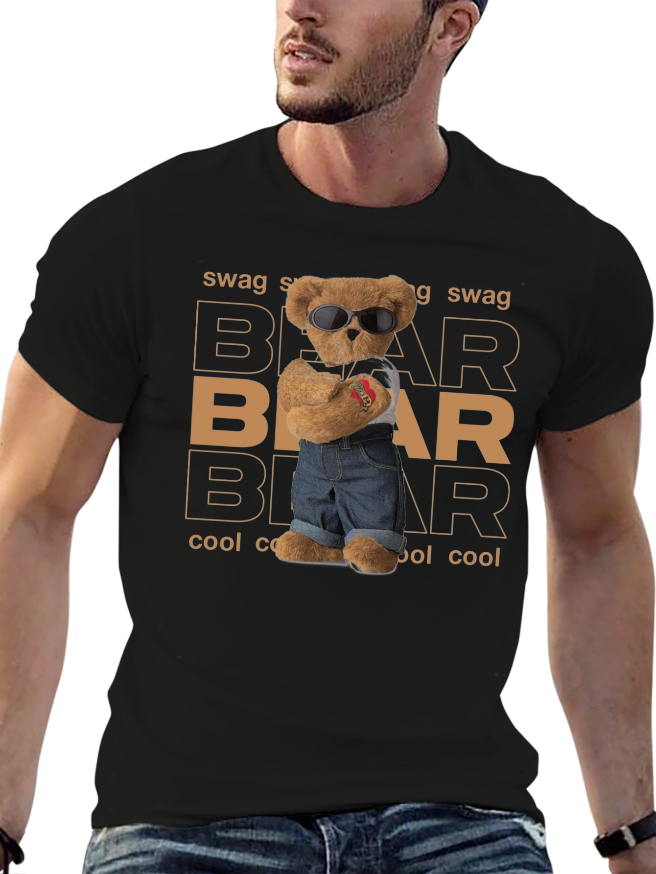 Cool Bear Swag Graphic Tee