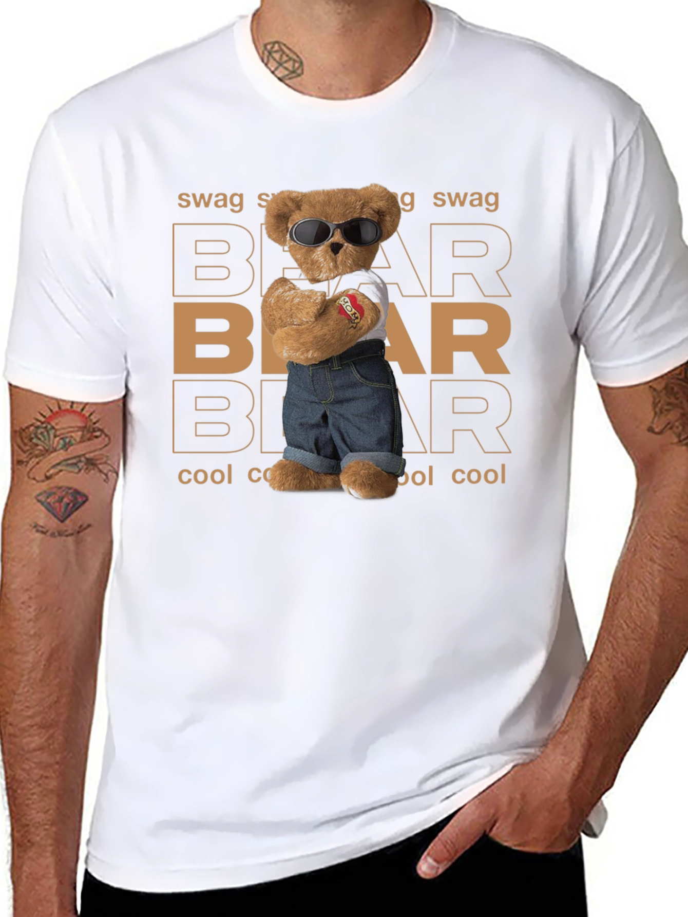 Cool Bear Swag Graphic Tee