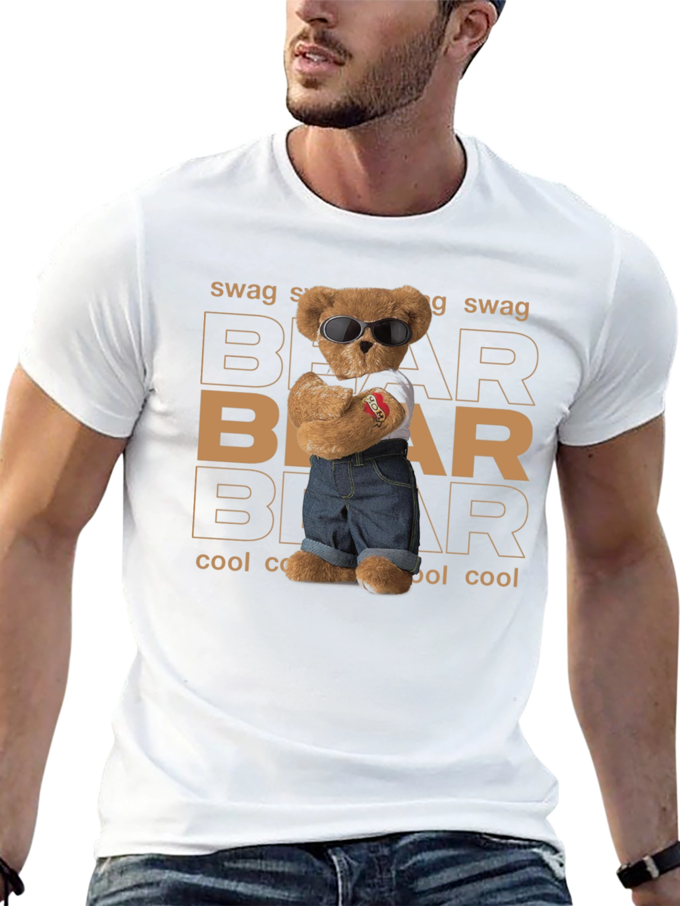 Cool Bear Swag Graphic Tee