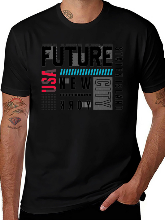 Future New York City Black T-Shirt