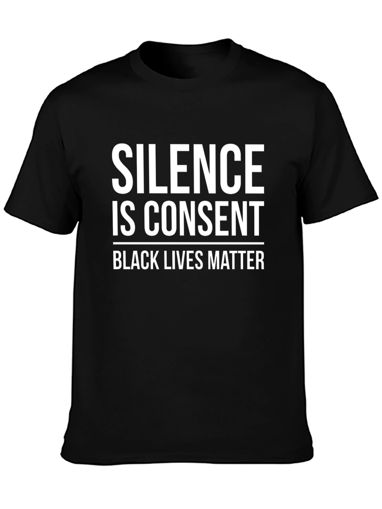 Silence is Consent BLM Graphic Tee
