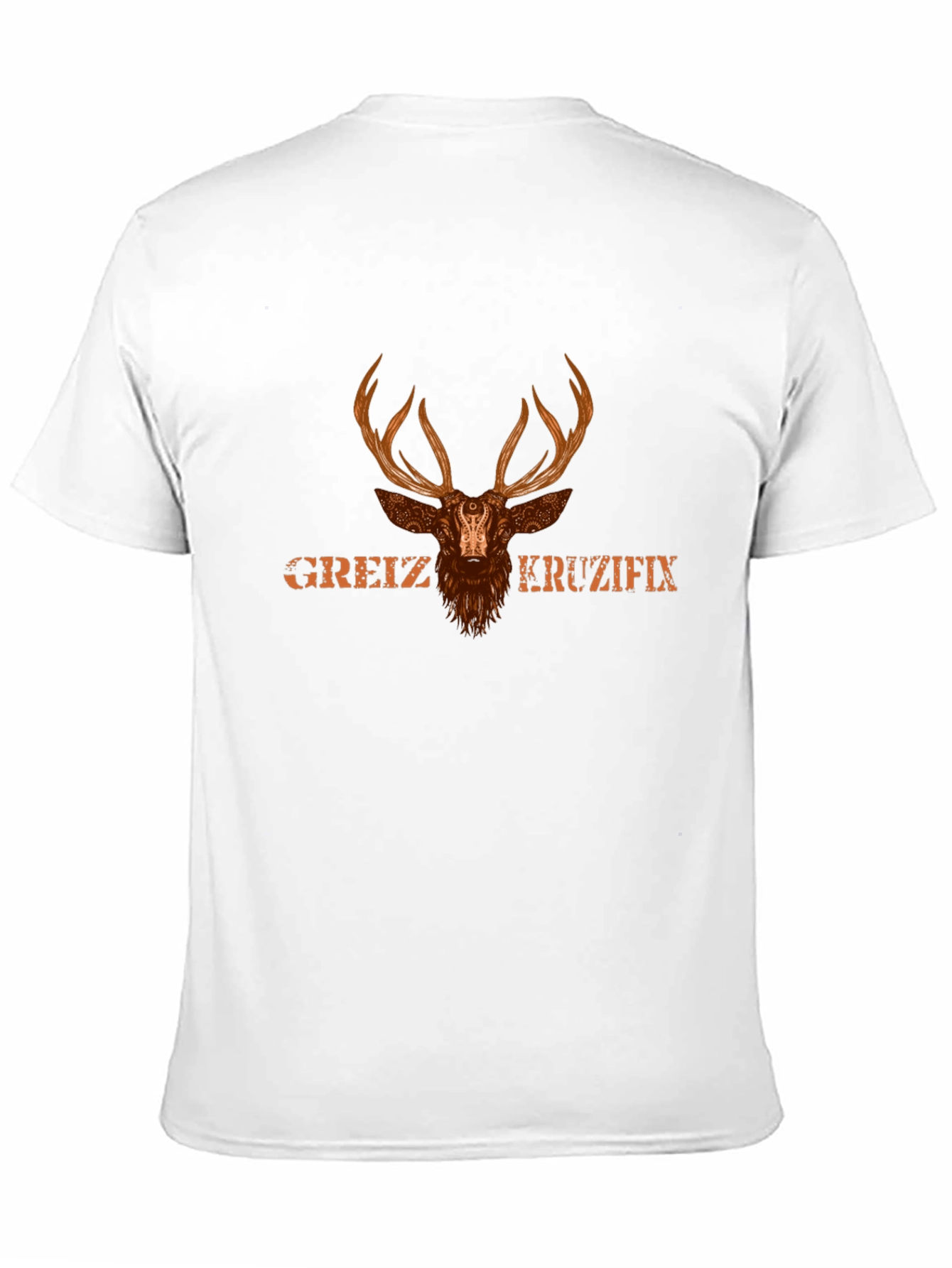 Greiz Kreuzifix Deer Graphic T-Shirt