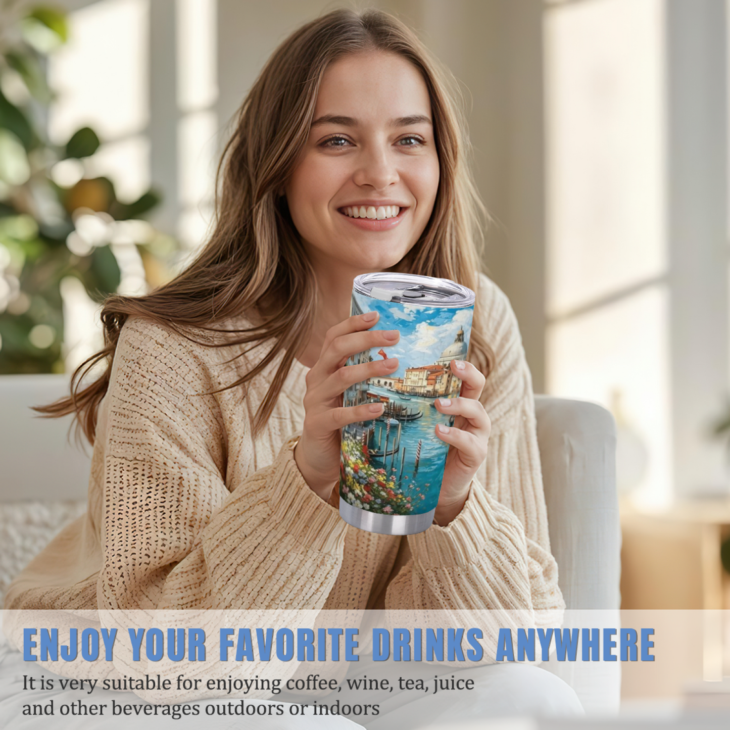 Venetian Grand Canal Gondola Dreamscape 20oz Tumbler