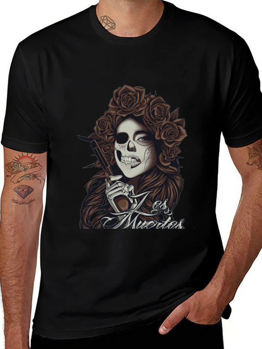 Day of the Dead Graphic Tee - La Es Muertos