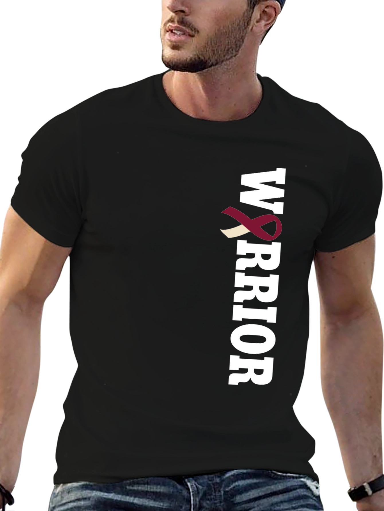 Warrior Ribbon T-Shirt - Support Awareness