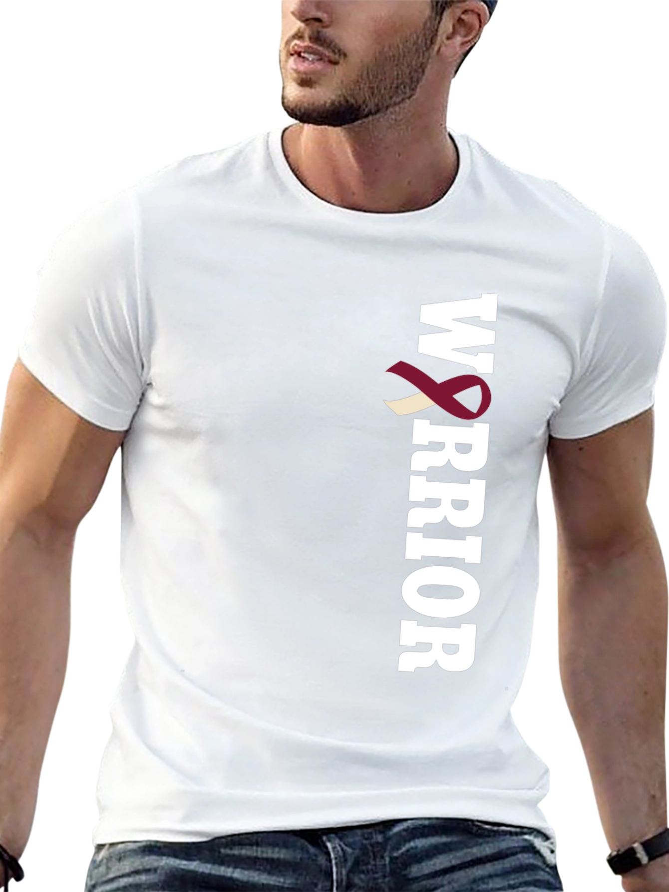 Warrior Ribbon T-Shirt - Support Awareness