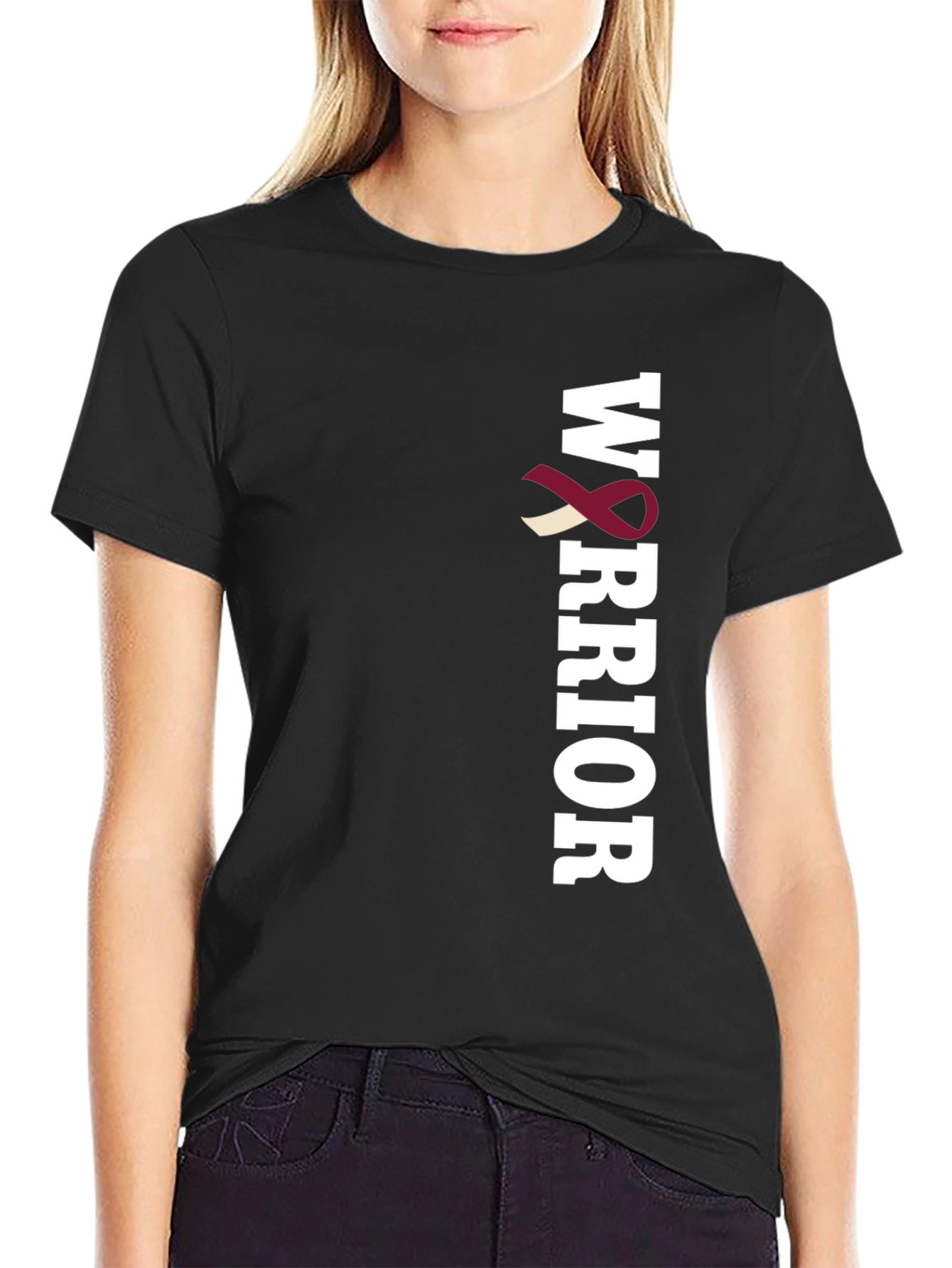 Warrior Ribbon T-Shirt - Support Awareness