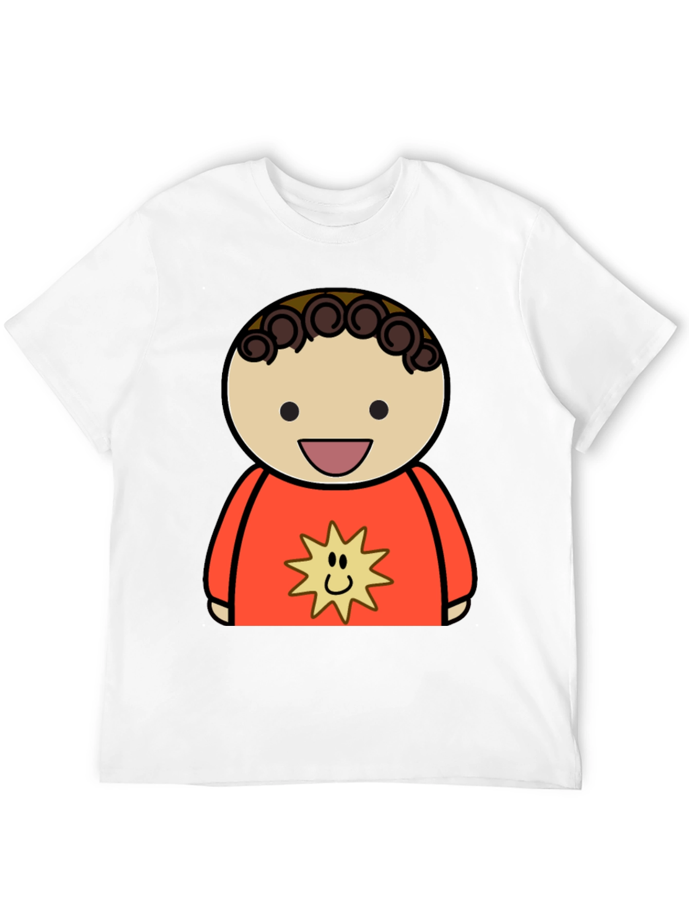 Cartoon Character Graphic Tee - Soft & Stylish!