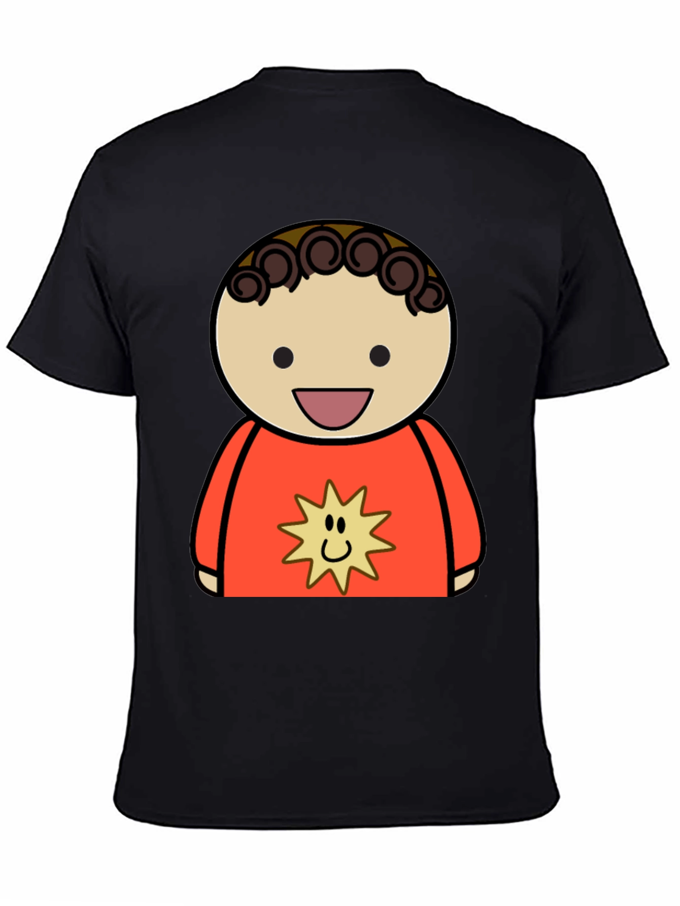 Cartoon Character Graphic Tee - Soft & Stylish!