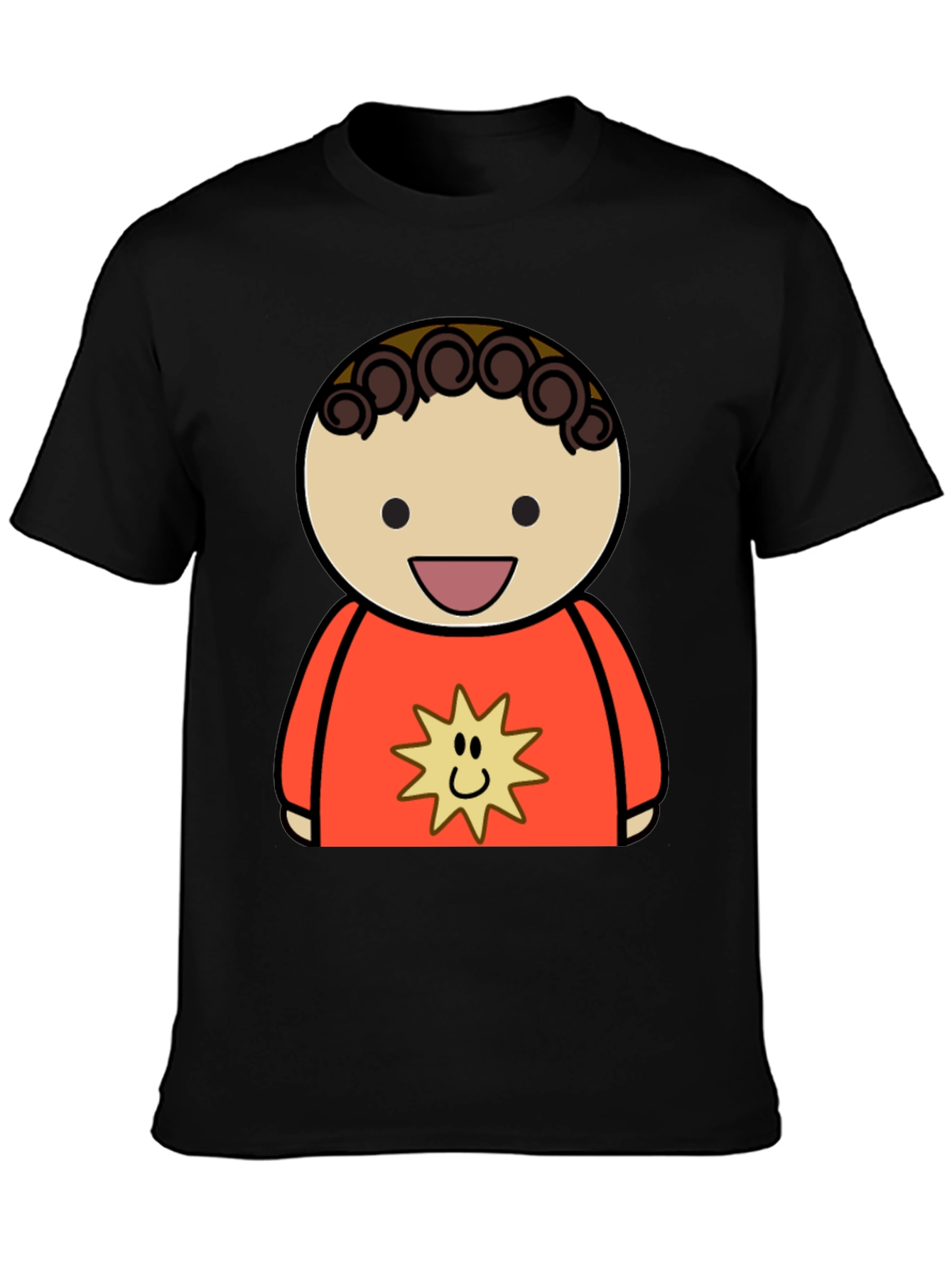 Cartoon Character Graphic Tee - Soft & Stylish!