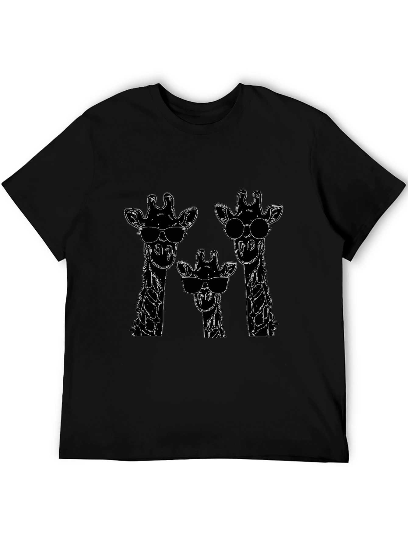 Cool Giraffe Crewneck T-Shirt