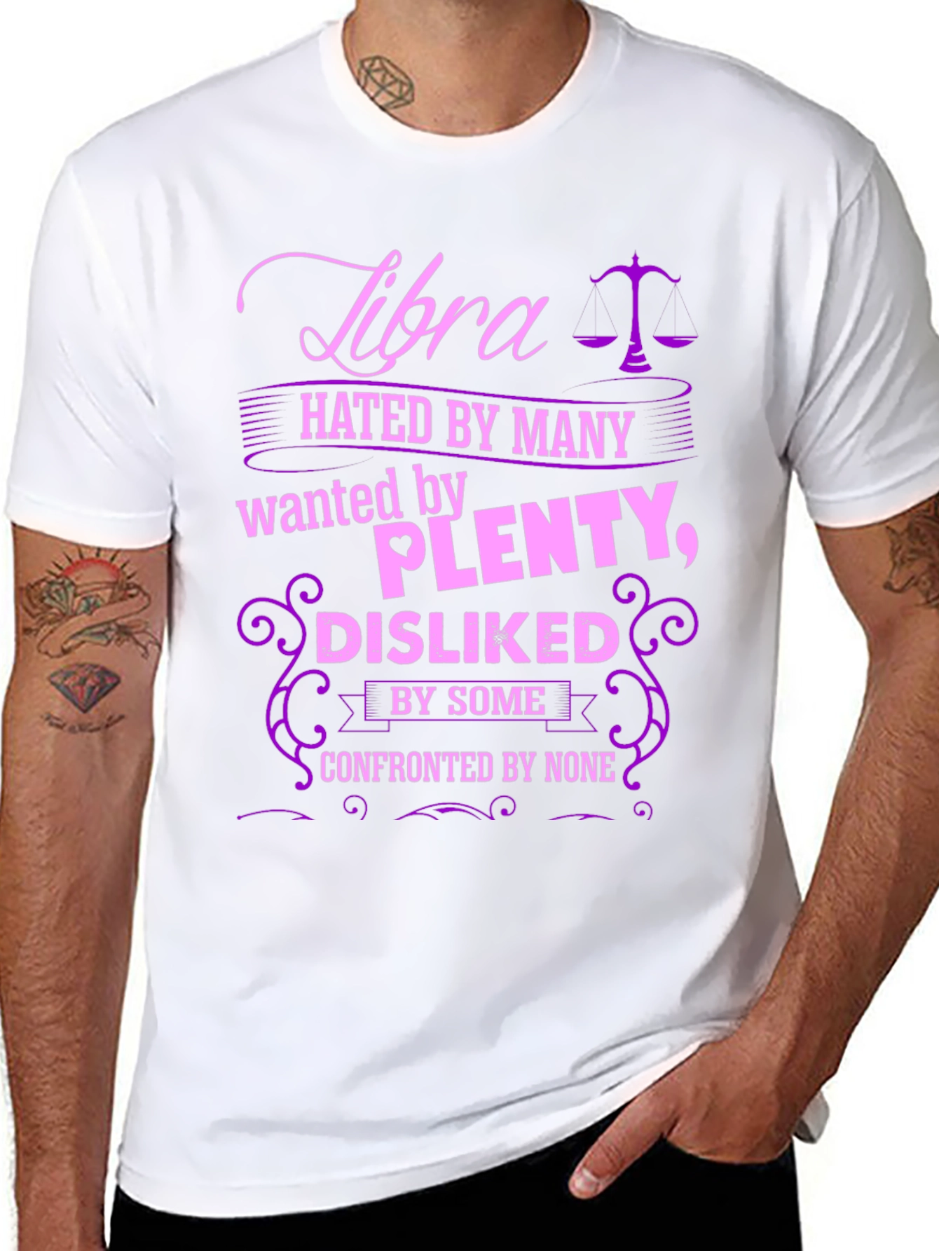 Libra Zodiac Graphic T-Shirt - Hated By Many