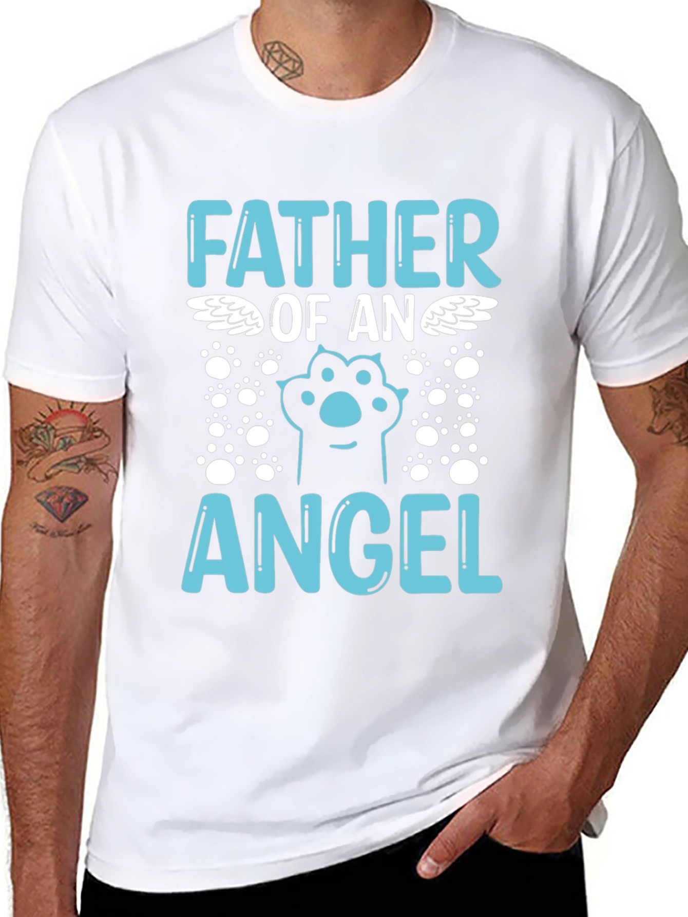 Father of an Angel Pet Memorial T-Shirt