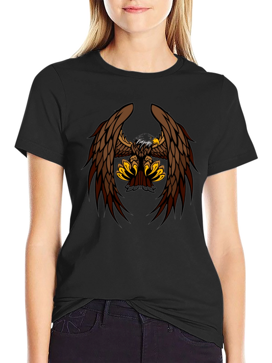 Eagle Claw Graphic Tee - Black Cotton