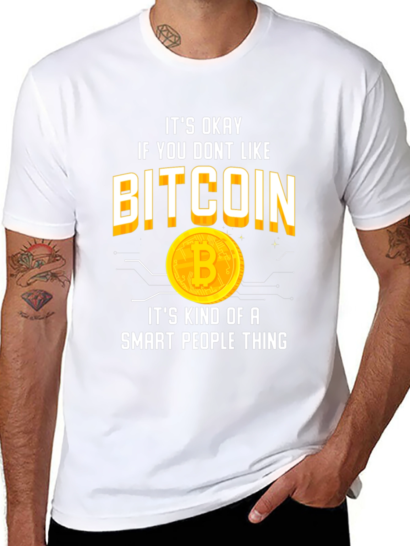 Bitcoin Smart People T-Shirt Crypto Tee