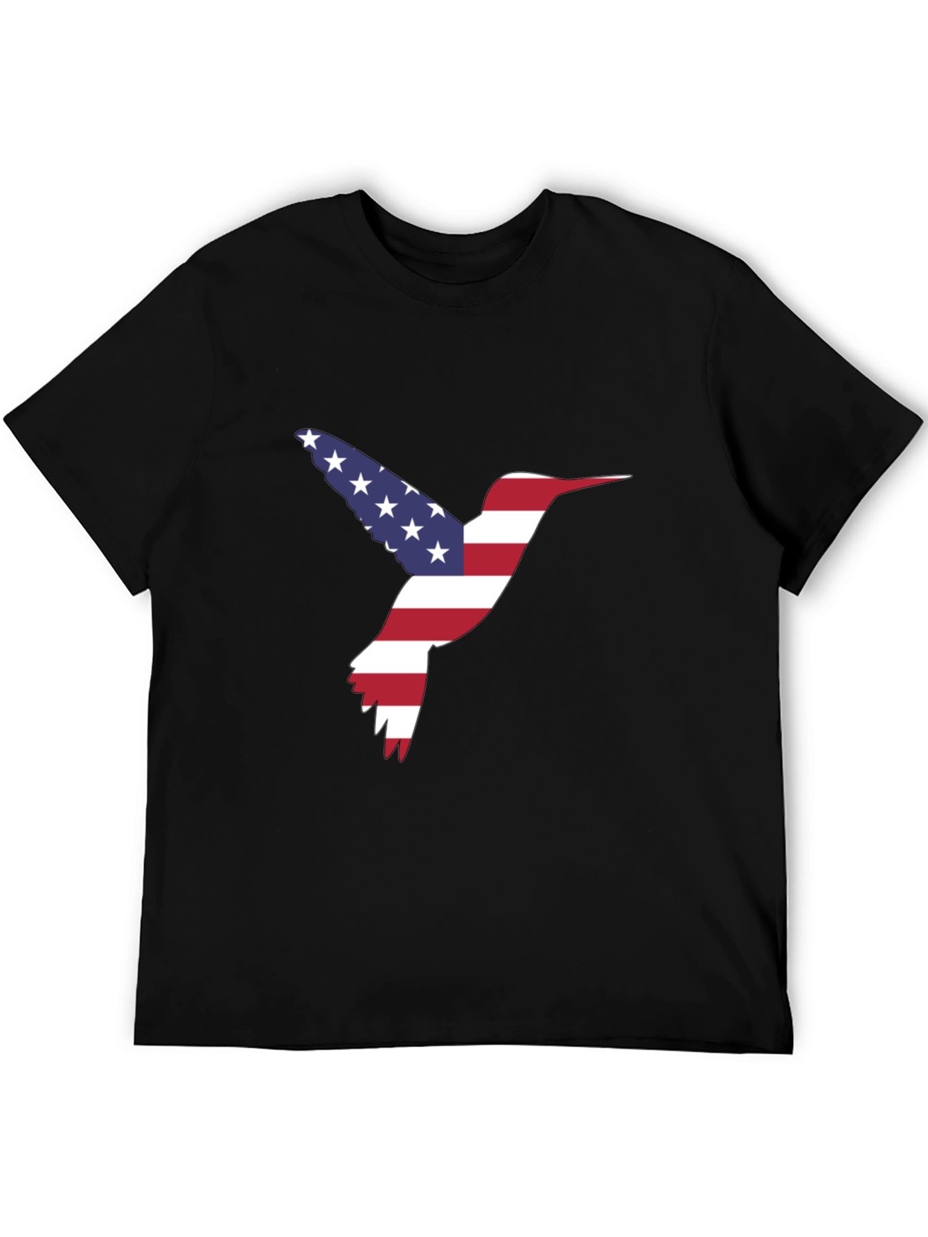 American Flag Hummingbird Graphic Tee
