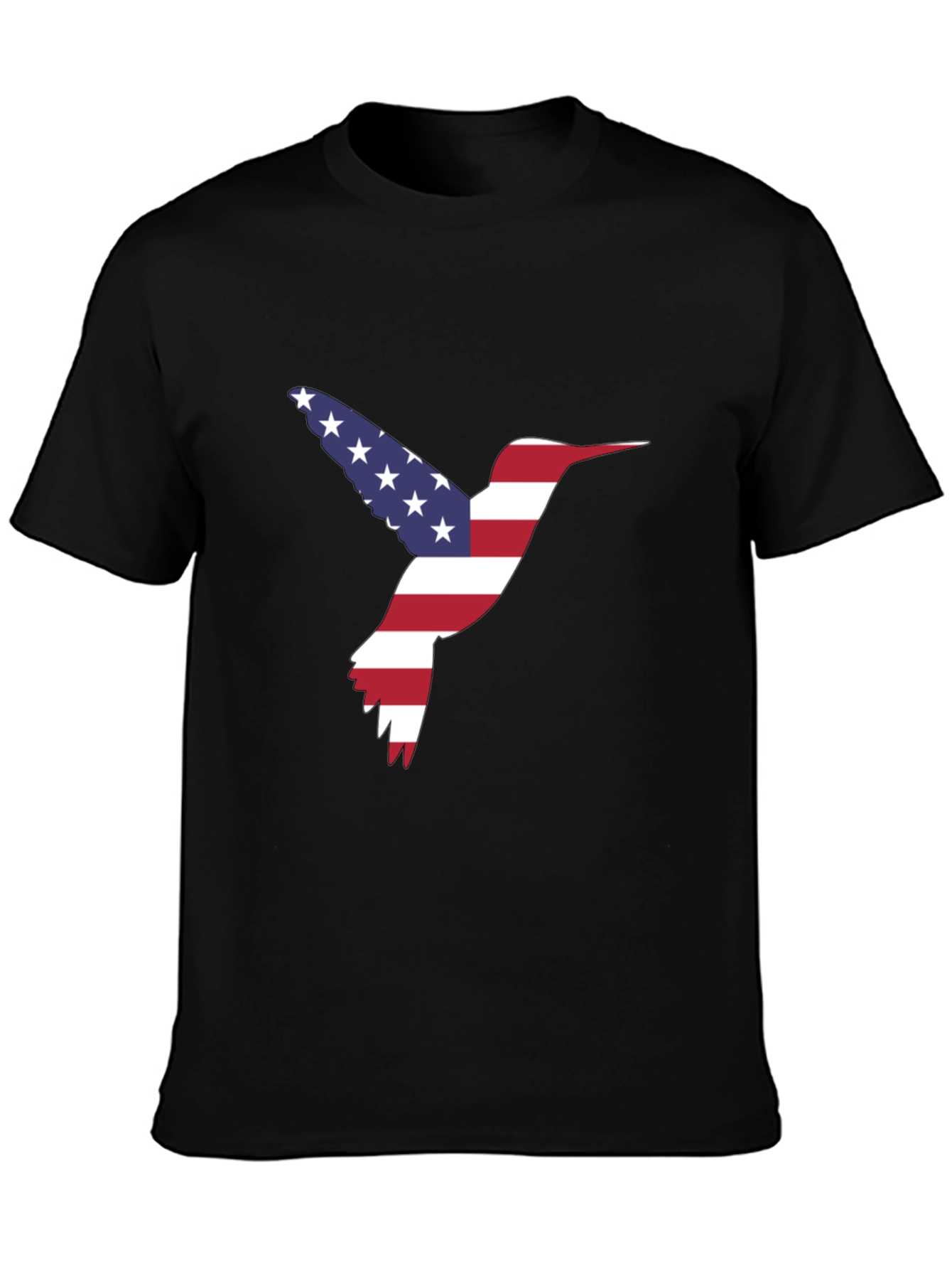 American Flag Hummingbird Graphic Tee