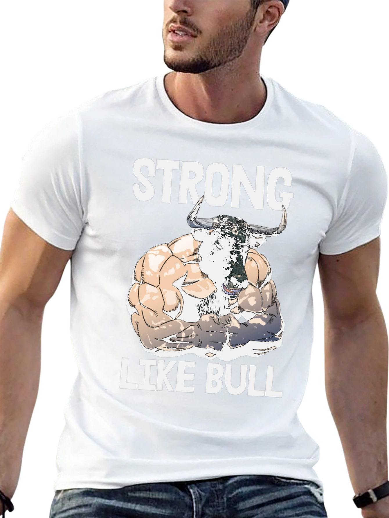 Strong Like Bull Graphic Tee