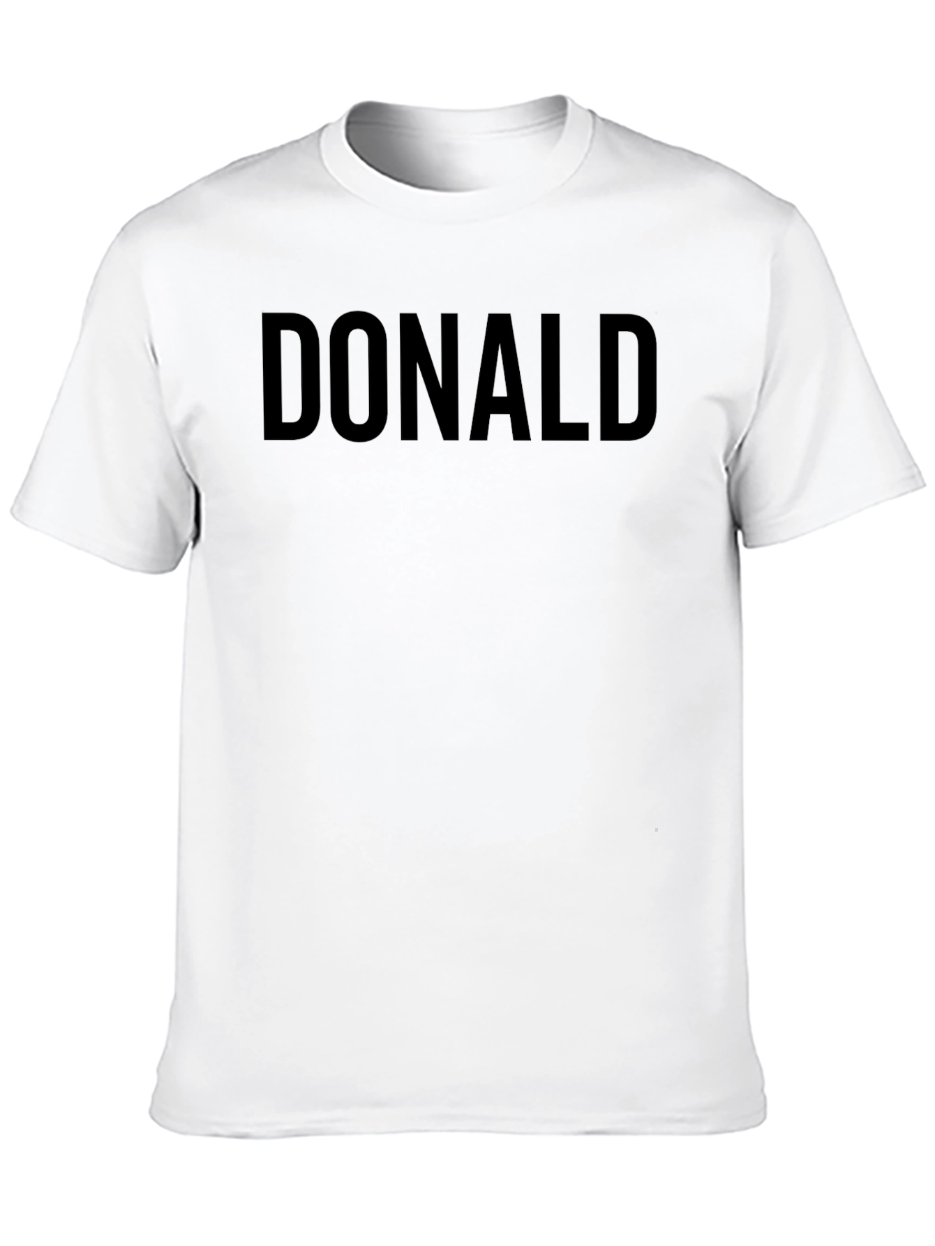 Donald Graphic Tee - Black Crew Neck