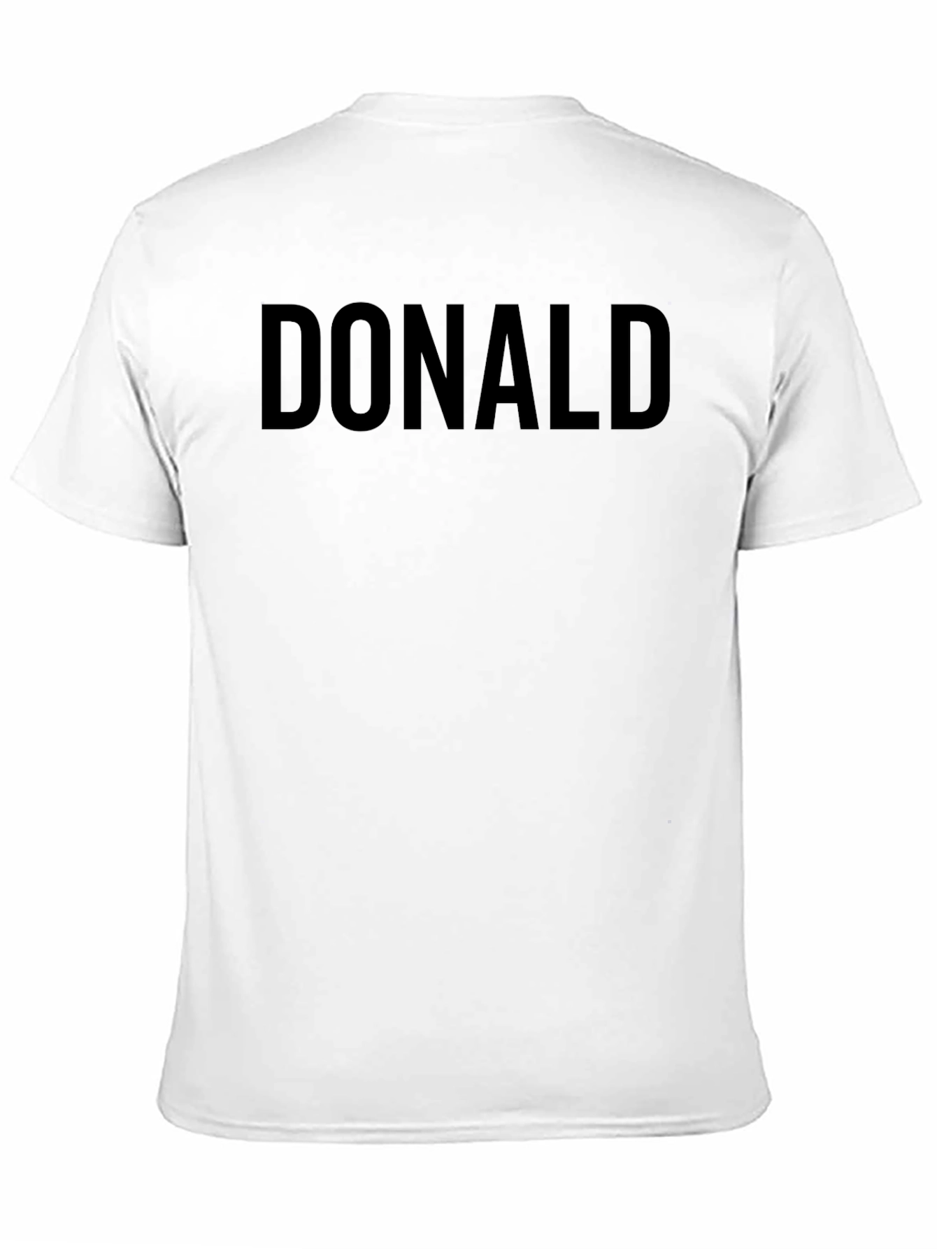 Donald Graphic Tee - Black Crew Neck