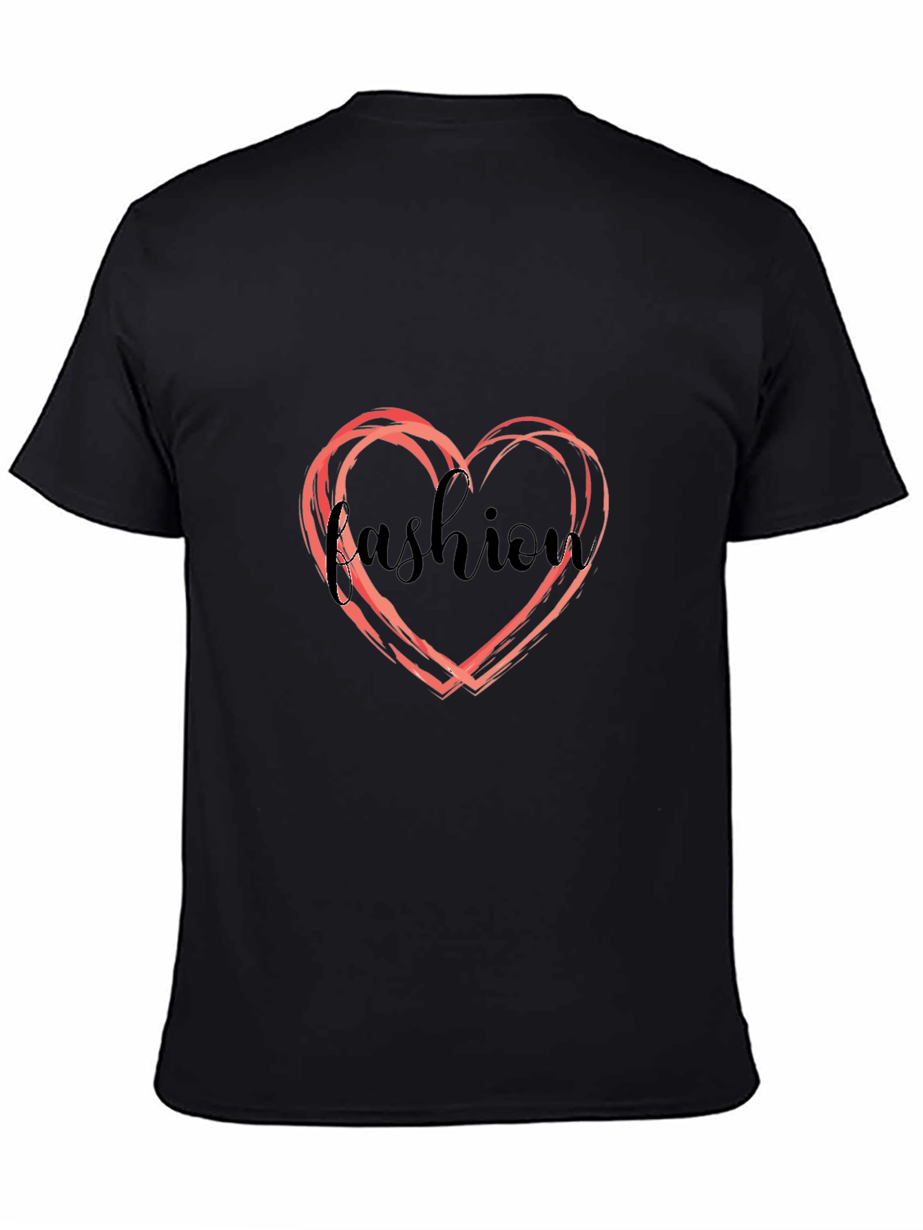 Fashion Heart Graphic T-Shirt