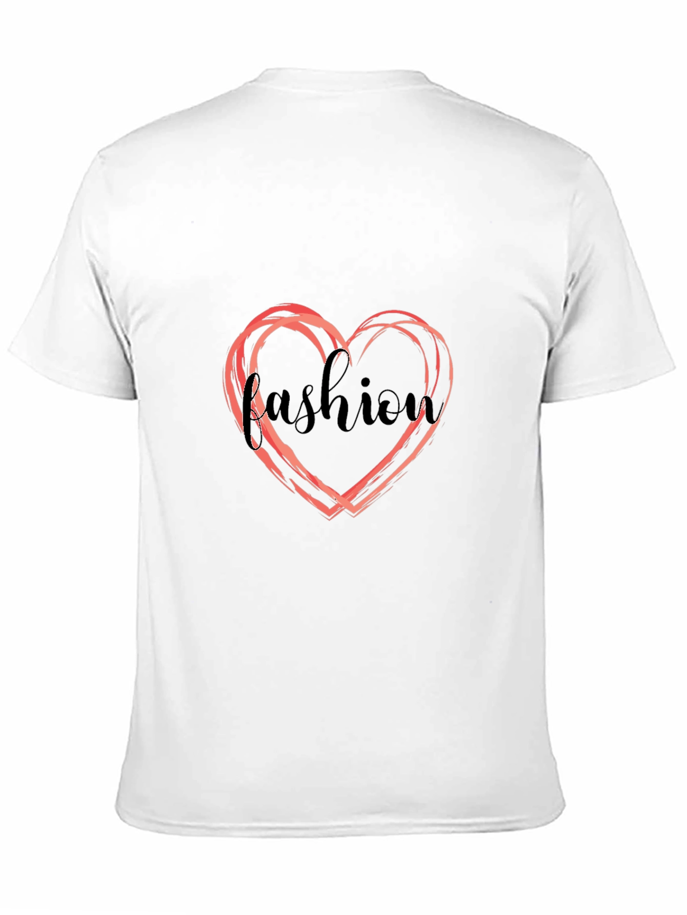 Fashion Heart Graphic T-Shirt