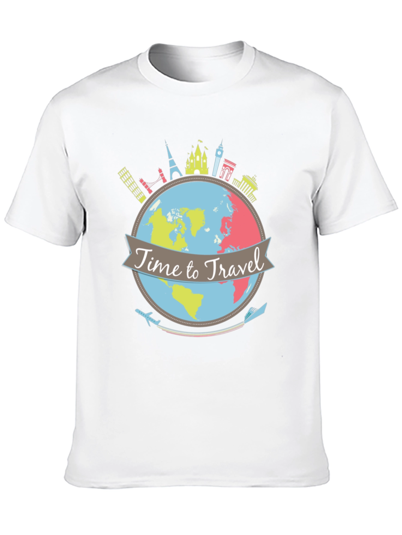 Time to Travel Graphic Tee - Black