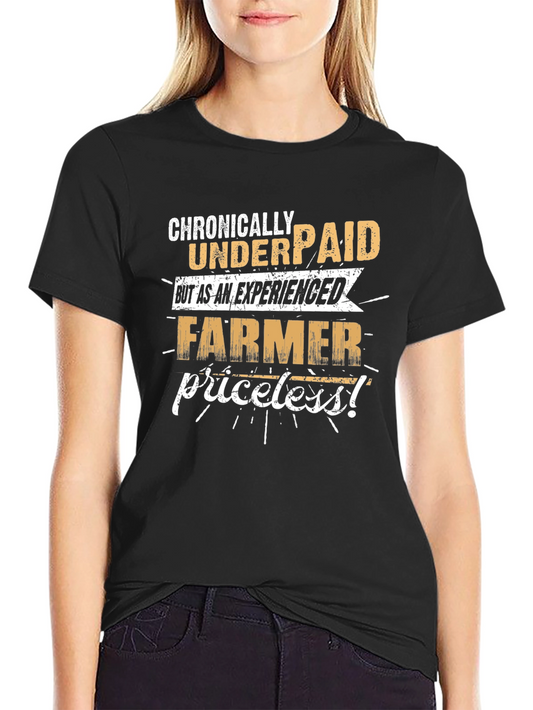 Chronically Underpaid Farmer Graphic Tee