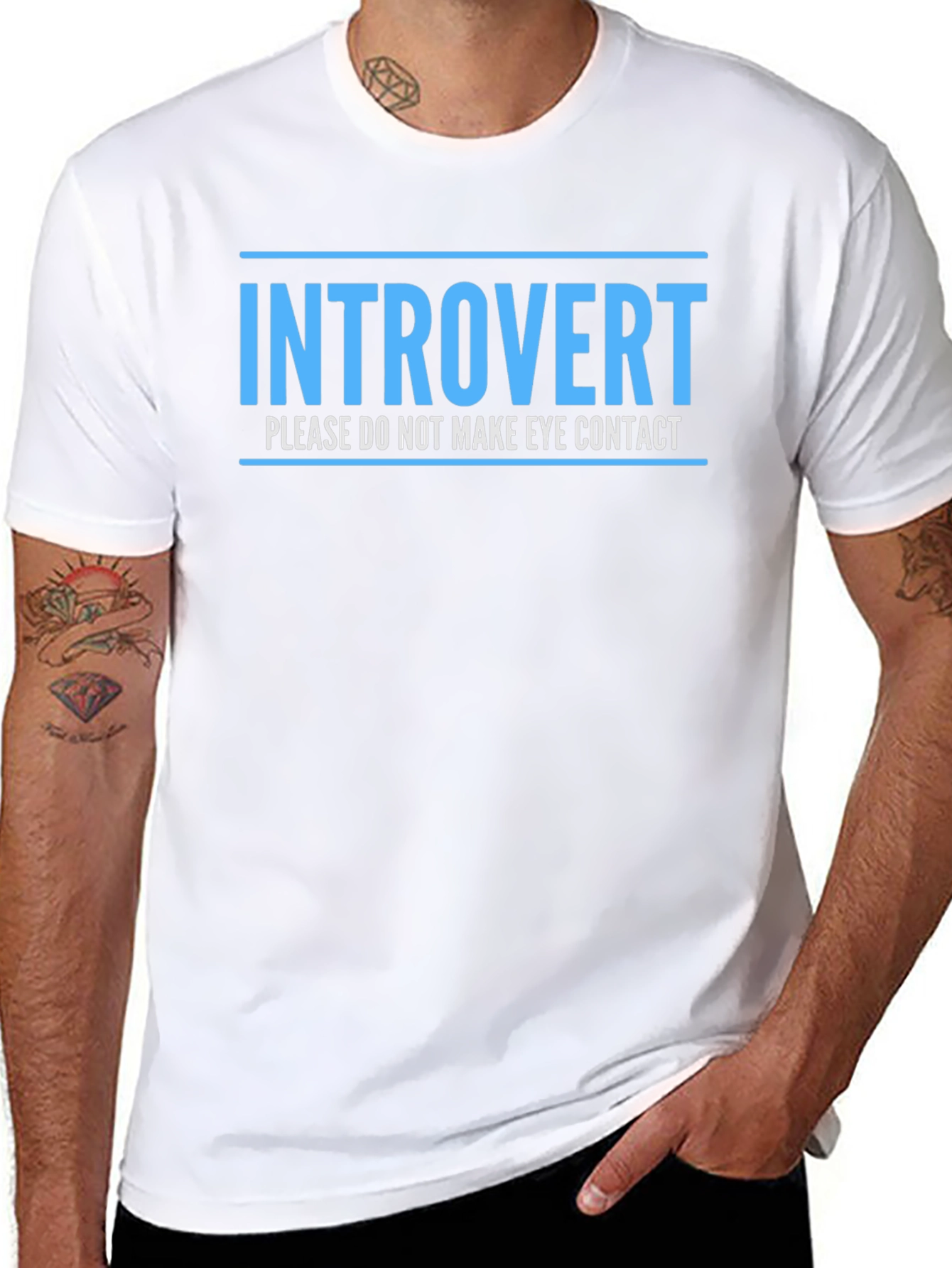Introvert Tee: Please Do Not Make Eye Contact