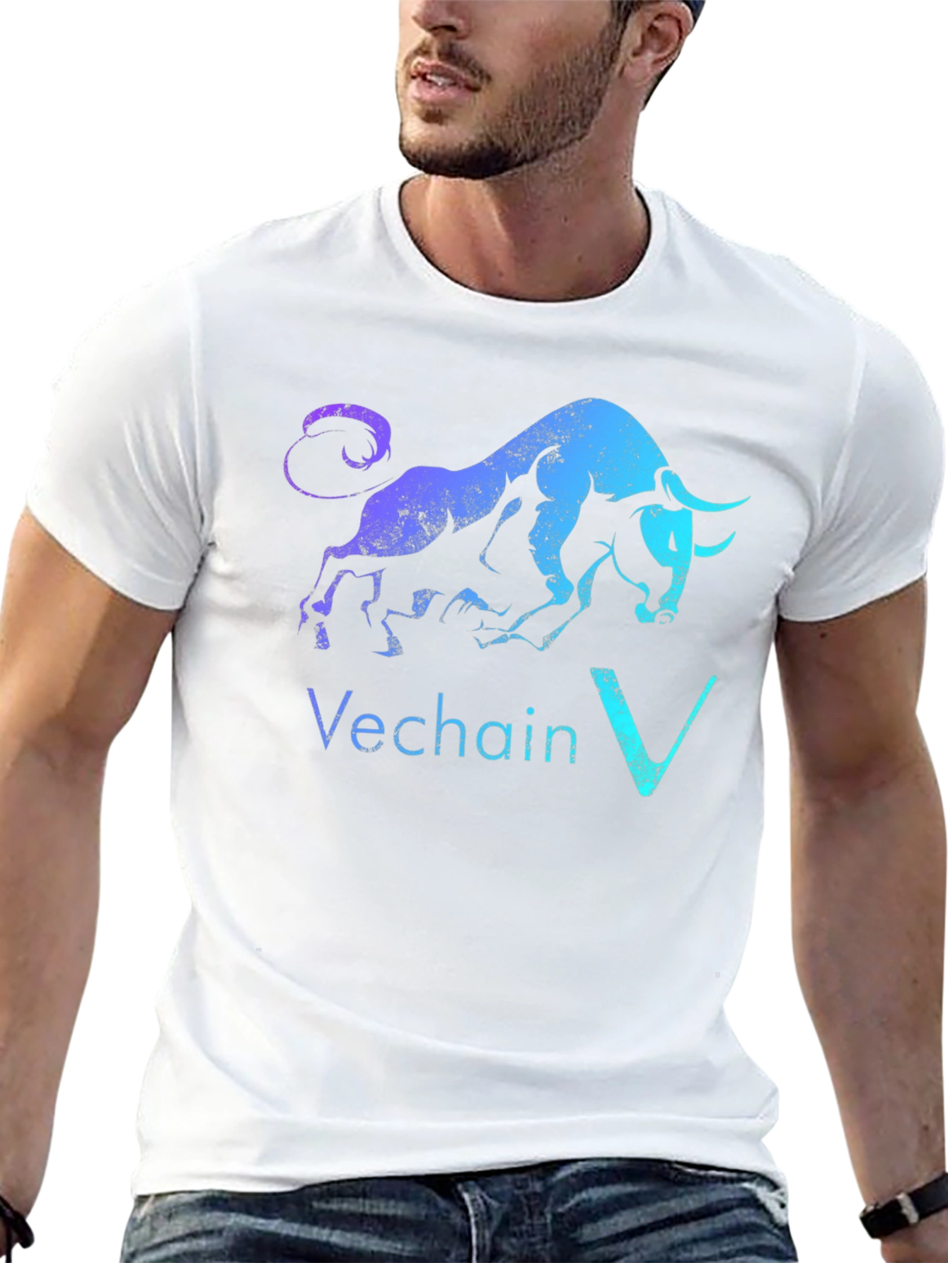 Vechain Bull T-Shirt - Crypto Investor Tee