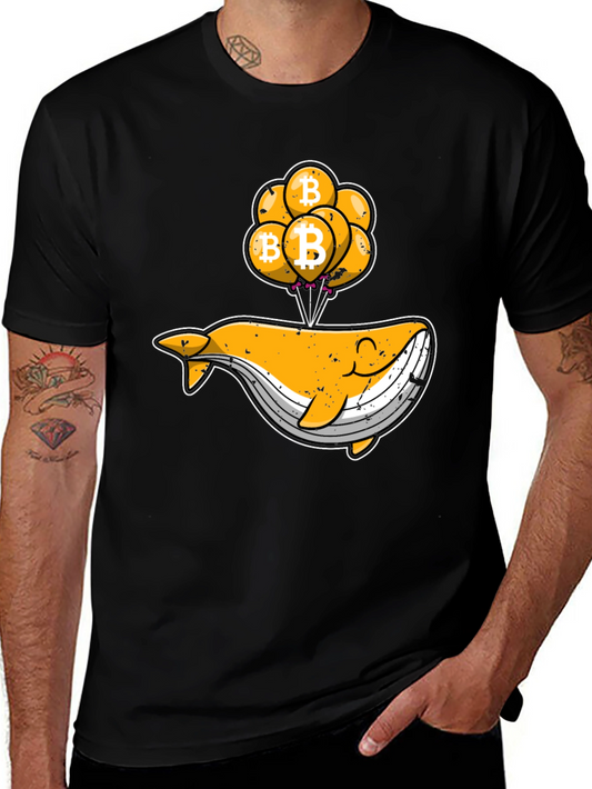 Bitcoin Whale T-Shirt - Crypto Currency Tee