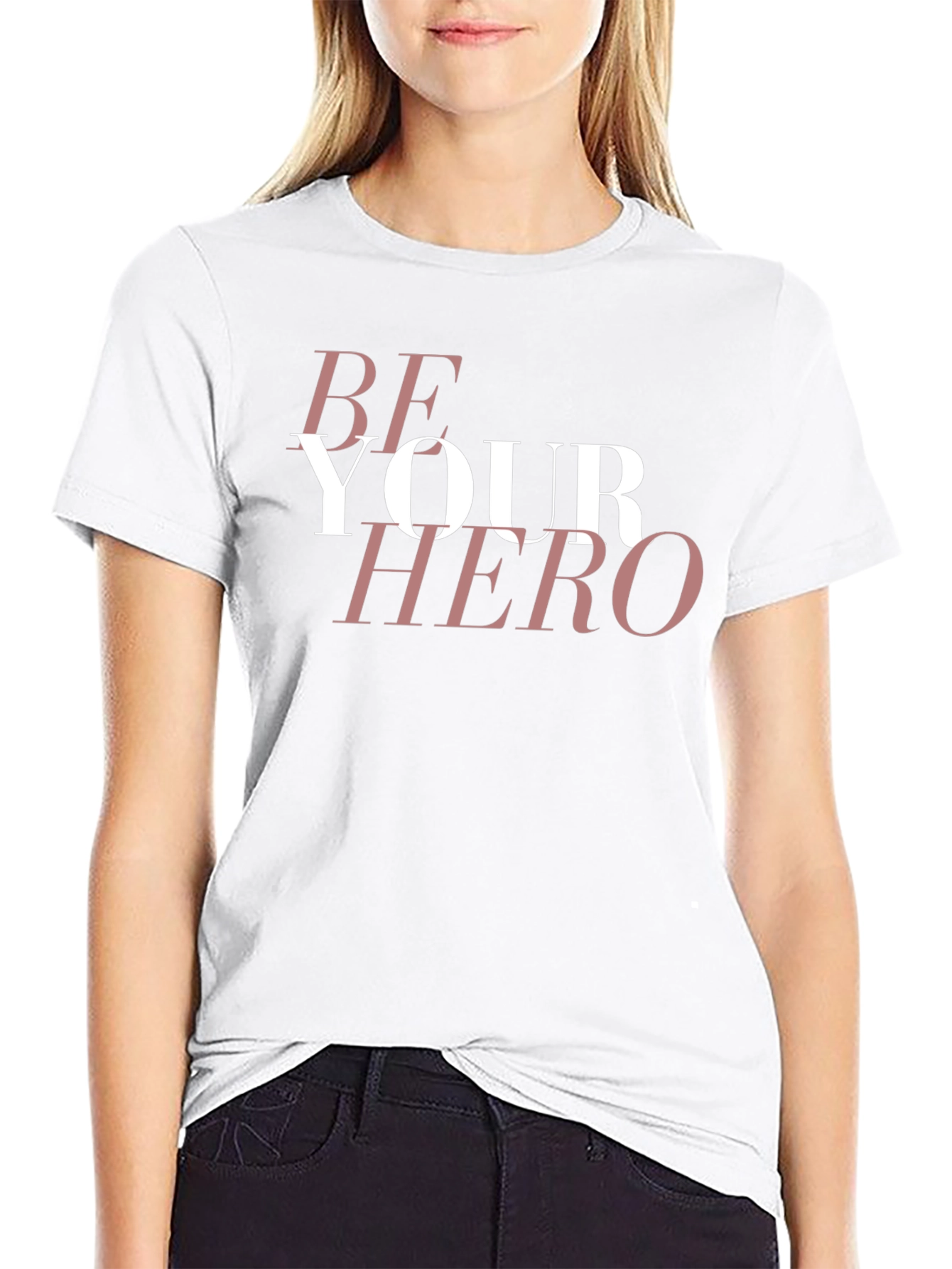 Be Your Hero Graphic Tee - Stylish Black T-Shirt