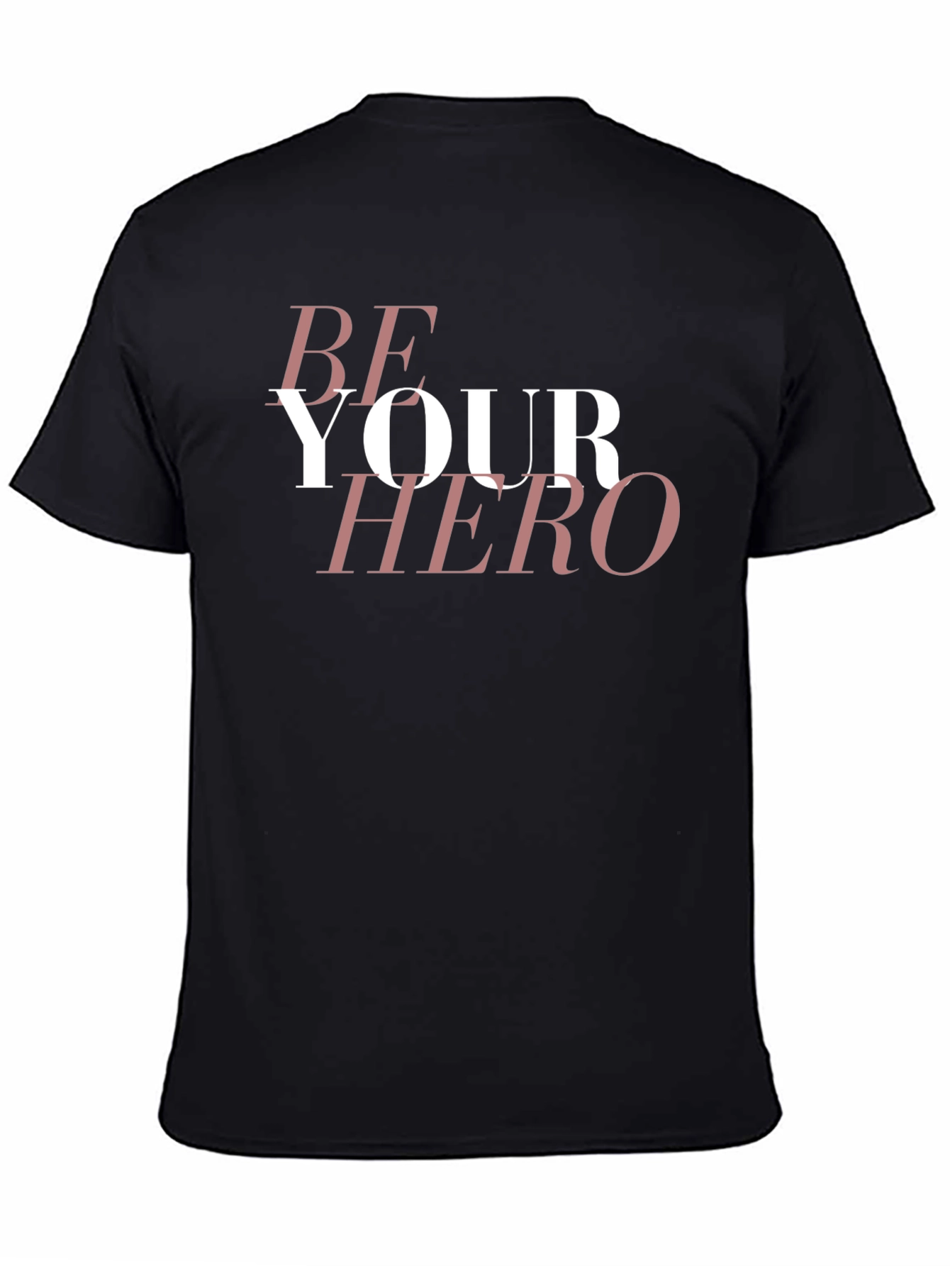Be Your Hero Graphic Tee - Stylish Black T-Shirt