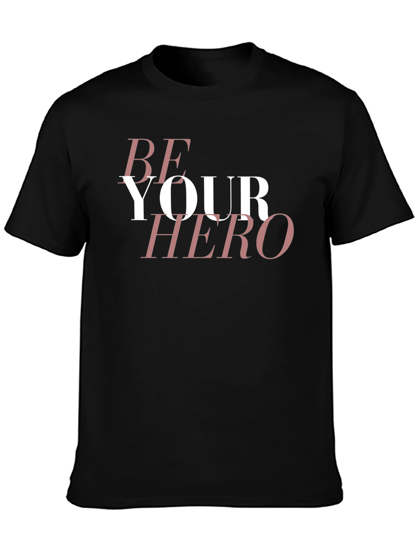 Be Your Hero Graphic Tee - Stylish Black T-Shirt