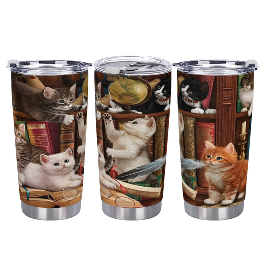 Magical Glowing Fairy Treehouse Dreamy Forest 20oz Fantasy Tumbler