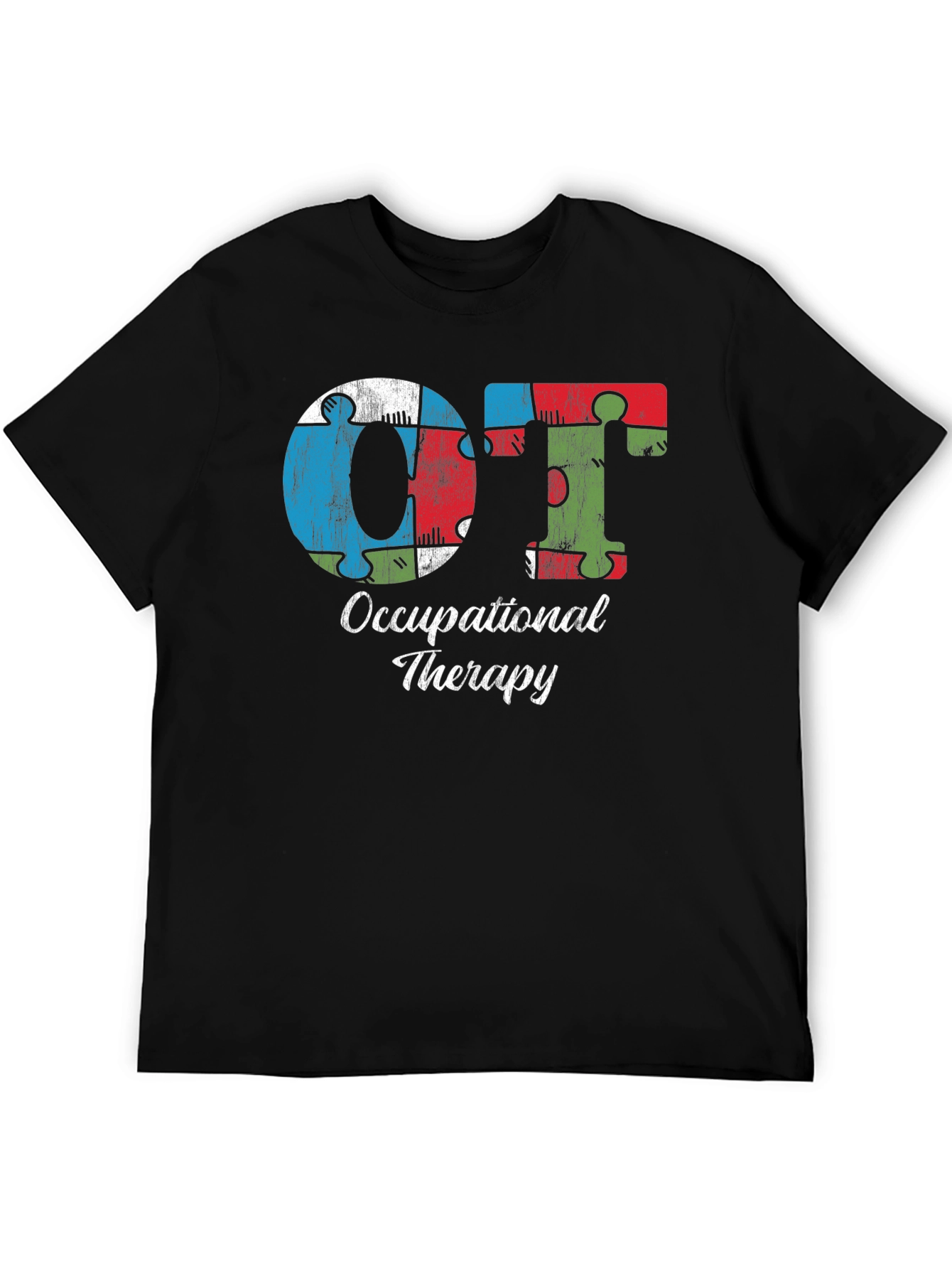 OT Occupational Therapy Puzzle Piece T-Shirt