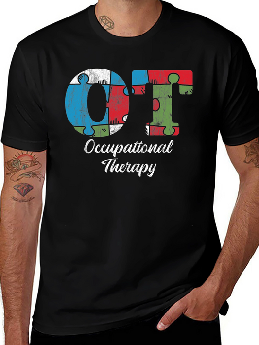 OT Occupational Therapy Puzzle Piece T-Shirt