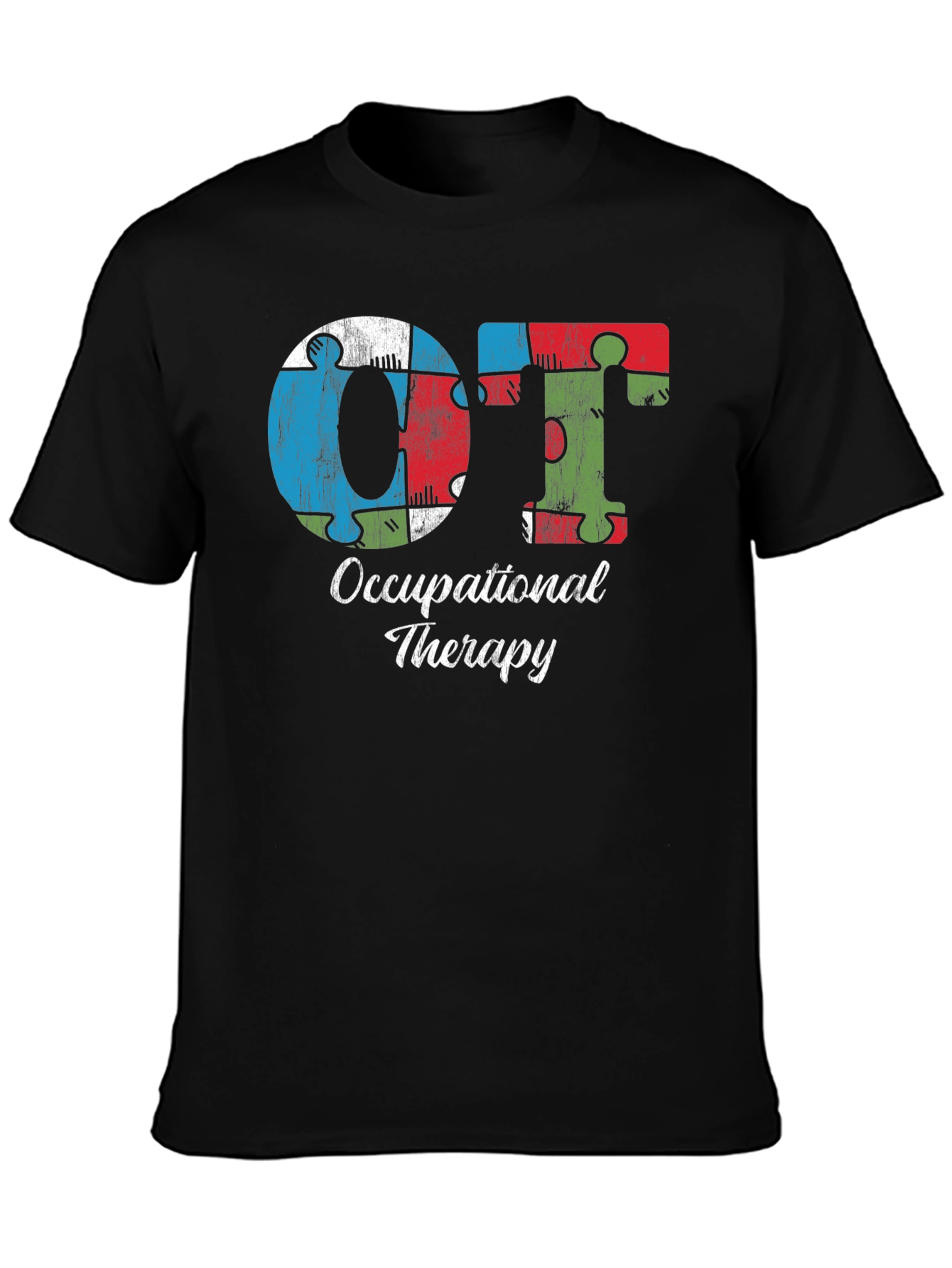 OT Occupational Therapy Puzzle Piece T-Shirt