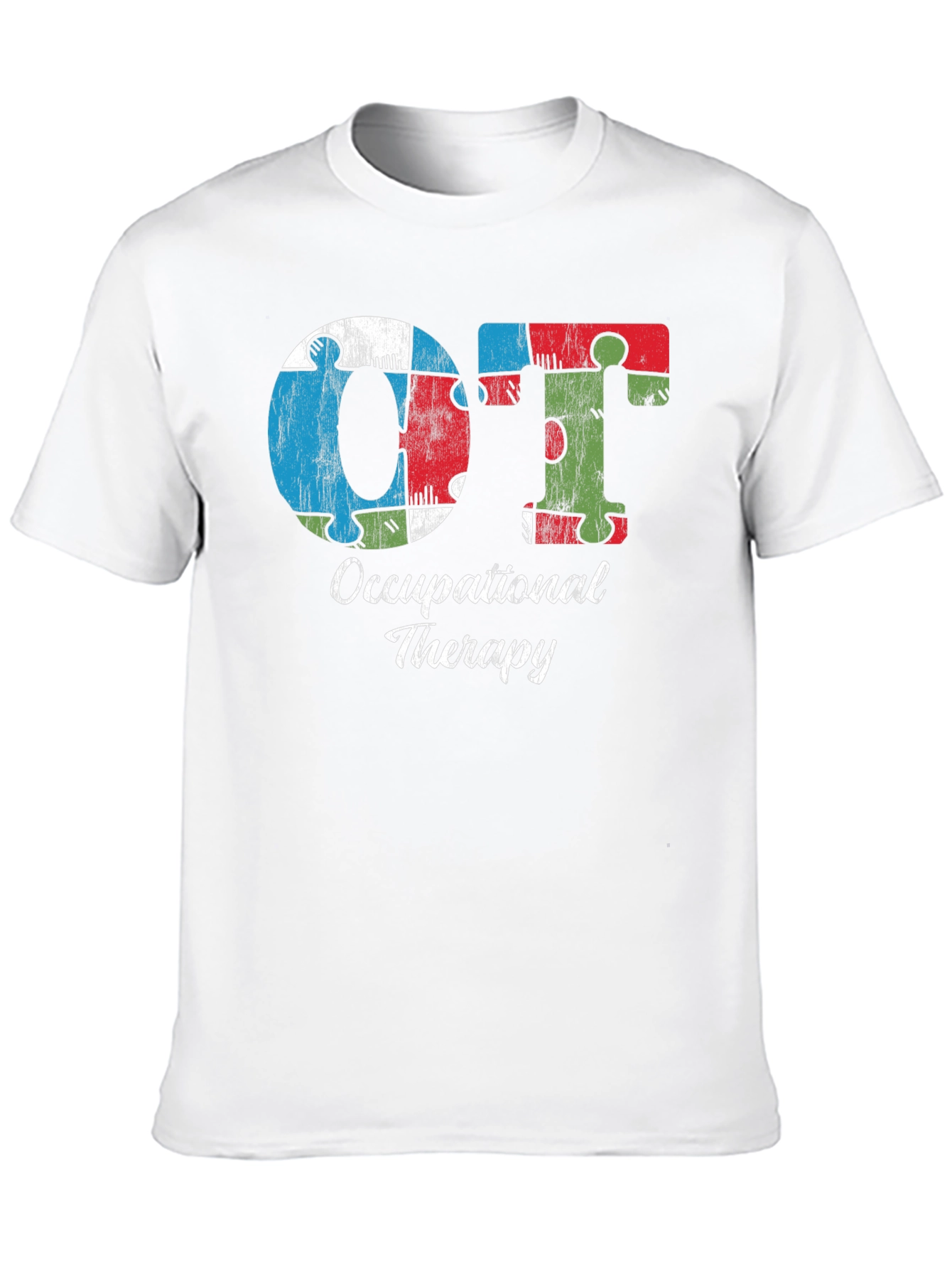 OT Occupational Therapy Puzzle Piece T-Shirt