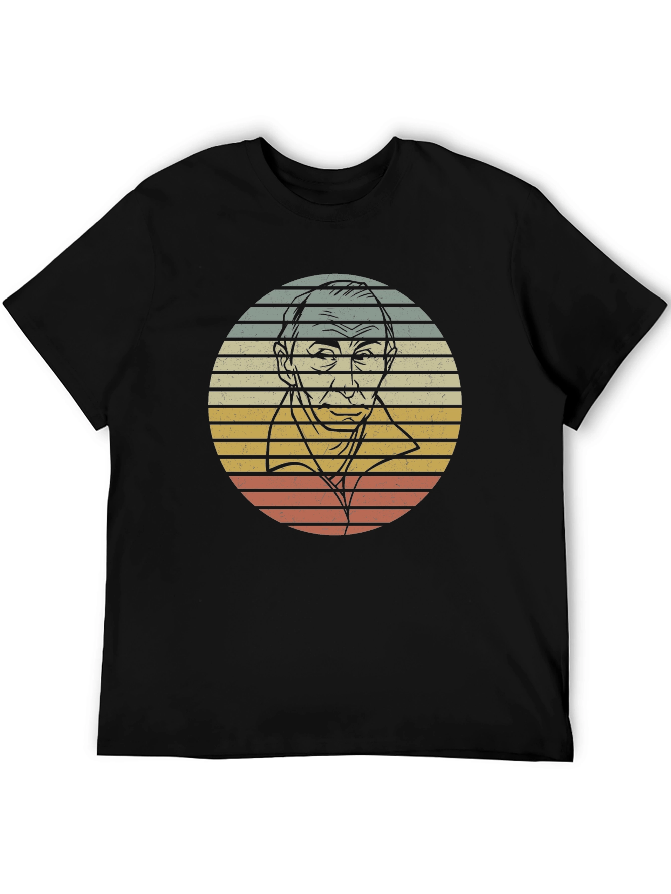 Retro Portrait Graphic T-Shirt