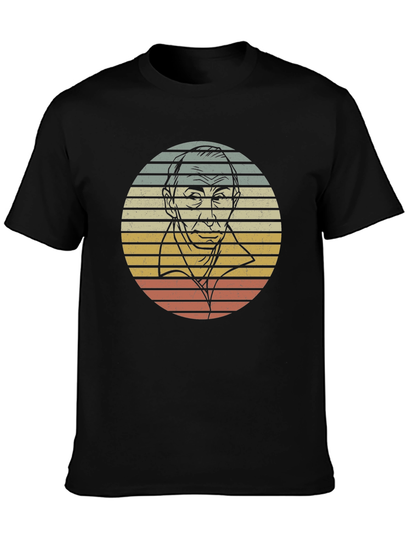 Retro Portrait Graphic T-Shirt