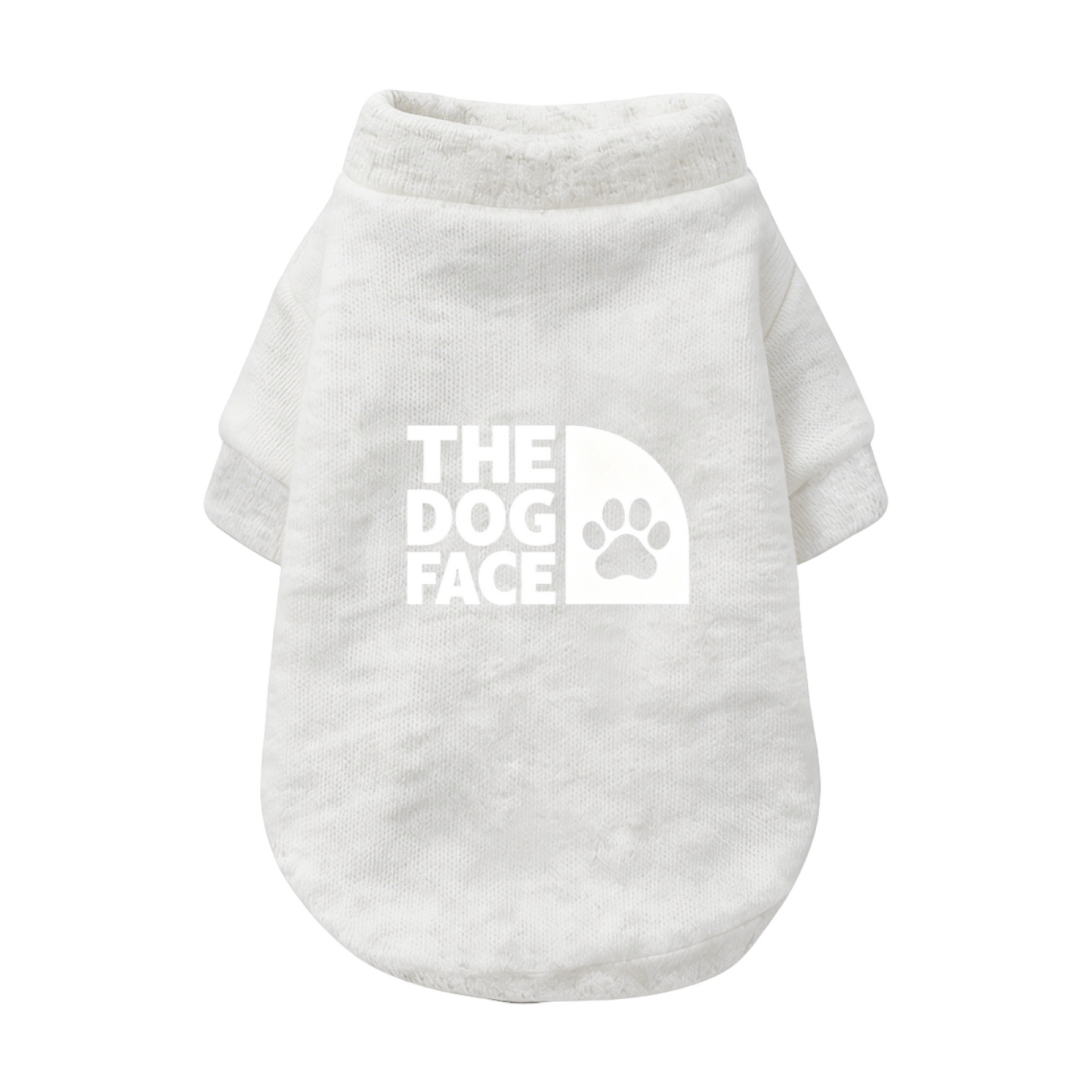 THE DOG FACE Paw Print Pet Sweater Minimalist Puppy Clothes