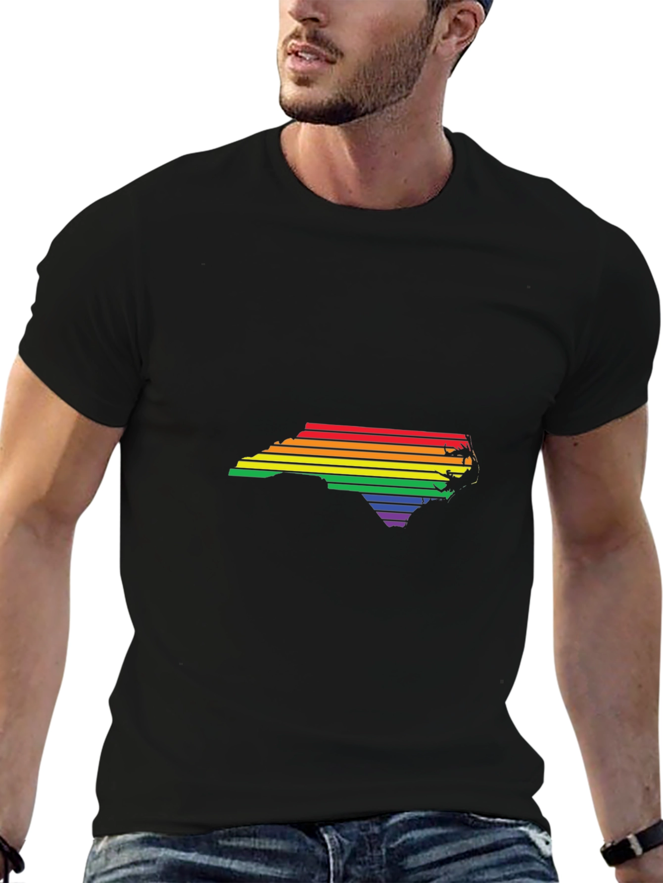 Rainbow North Carolina Pride T-Shirt