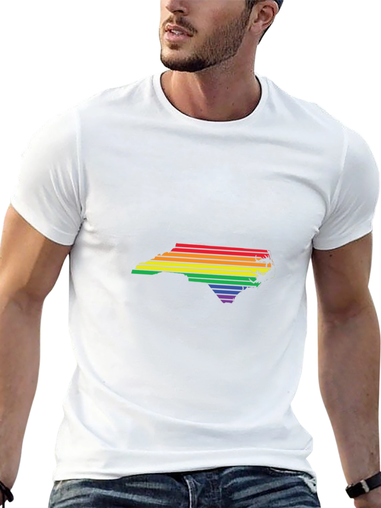 Rainbow North Carolina Pride T-Shirt